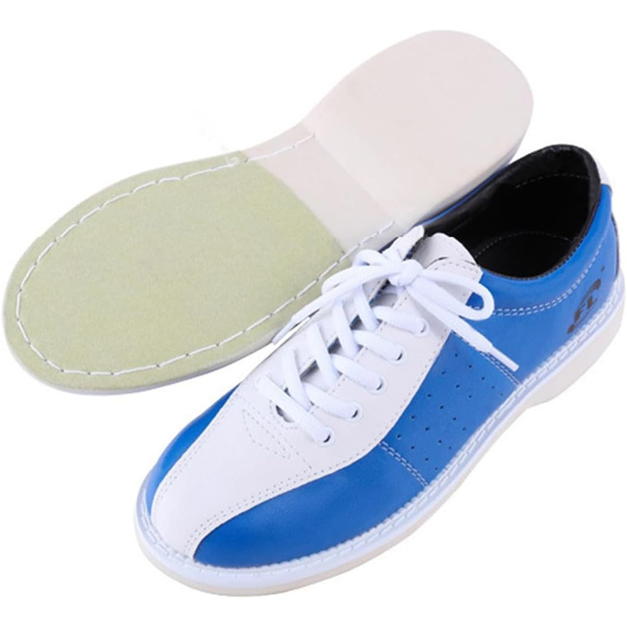 Ботинки для боулінгу VEACAM для чоловіків та жінок, фітнес-тренажери, модні, зручні кросівки для правші та лівші, початківці (43 EU, білий)