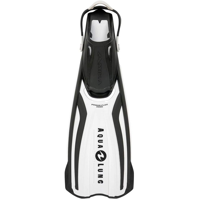 Ласти для плавання AQUA LUNG SPORT Amika, білі-чорні, розмір M, для жінок та чоловіків