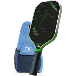 Pickleball-Paddel Blue Cut: Шлагбаум для піклболу з вуглецевим волокном T700, 16 мм соти, поверхня для обертання, Pro Power Speed & Control, з чохлом
