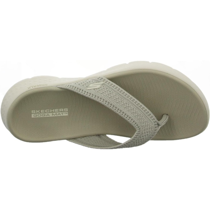 Шльопанці Skechers для жінок (35 EU, Тауп)