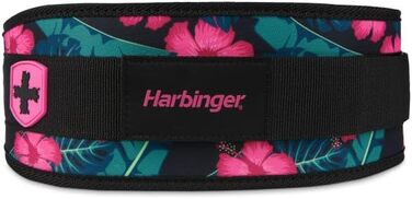 Пояс для важкої атлетики Harbinger з нейлону, гнучкий та ультралегкий, піна, 11,4 см, чорний