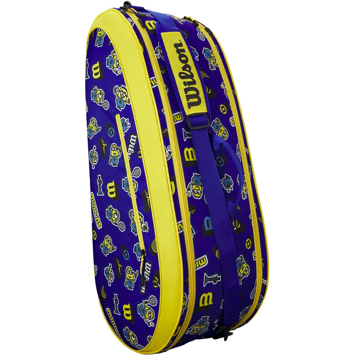 Тенісна сумка Wilson Minions 3.0, синьо-жовта, для ракеток