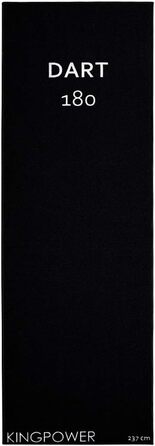 Килимок для дартсу Kingpower 237x80 см, гумовий, захист підлоги, для дротиків, з лінією відкидання, дизайн 3