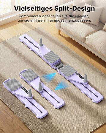 Реформатор Pilates MERACH з обтяжувачами та наколінниками, 120 кг, складаний, для дому, фітнес, ліла