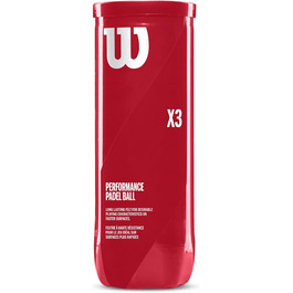М'ячі для паделу WILSON X3, 3 штуки