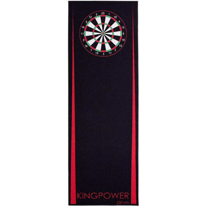Килимок для дартсу Kingpower 237x80 см, захист, гумова основа, абзац, аксесуари для дартсу, дизайн 2