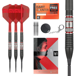 Дротики Target Darts Gabriel Clemens 95K Swiss Point, 95% вольфраму, K-Flex, 21/22/23 г, професійний набір