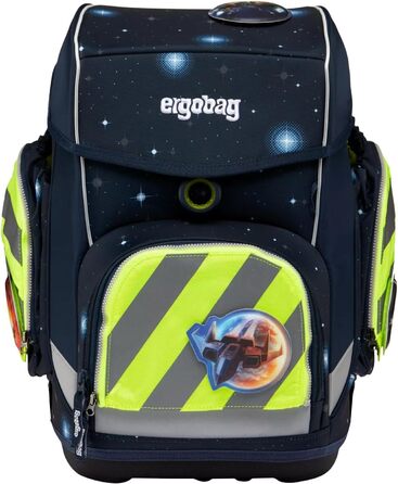 Комплект безпеки ergobag з відбивачами для рюкзаків pack, cubo, cubo light (жовтий, 3 шт, універсальний розмір, після липня 2019)