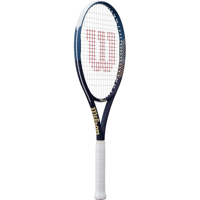 Тенісна ракетка Wilson Blade 101L V9 для дорослих, синьо-біла, розмір 4-1/8