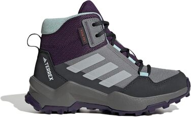 Дитячі трекінгові черевики Adidas Terrex AX4R MID RAIN.RDY (29 EU, сірий/сірий/блакитний)