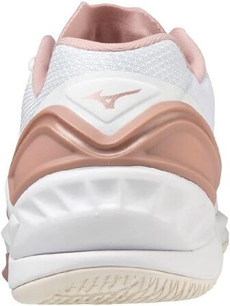 Жіночі гандбольні кросівки Mizuno Wave Stealth Neo, білий/рожевий/сніжно-білий, 42.5 EU