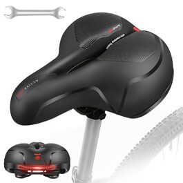 Велосипедне сідло для жінок та чоловіків, гелеве ергономічне сідло, водонепроникне, м'яке, комфортне, дихаюче, амортизуюче, для міського велосипеда, гірського велосипеда, шосе, електровелосипеда