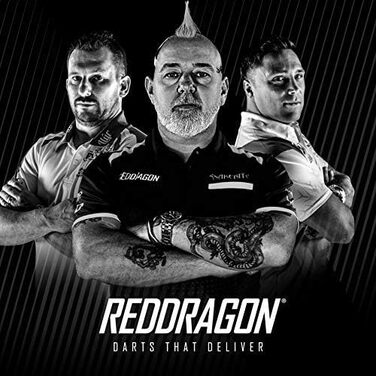 Дротики Red Dragon Razor Edge Softip, вольфрамові, професійні, з крилами та шафтами, 18 г, 3 шт.