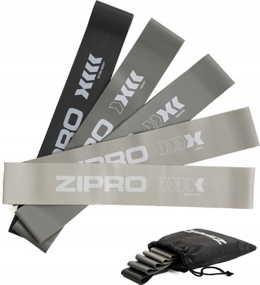 Набір фітнес-резинок Mini Band Zipro (5 шт.) для тренувань та реабілітації