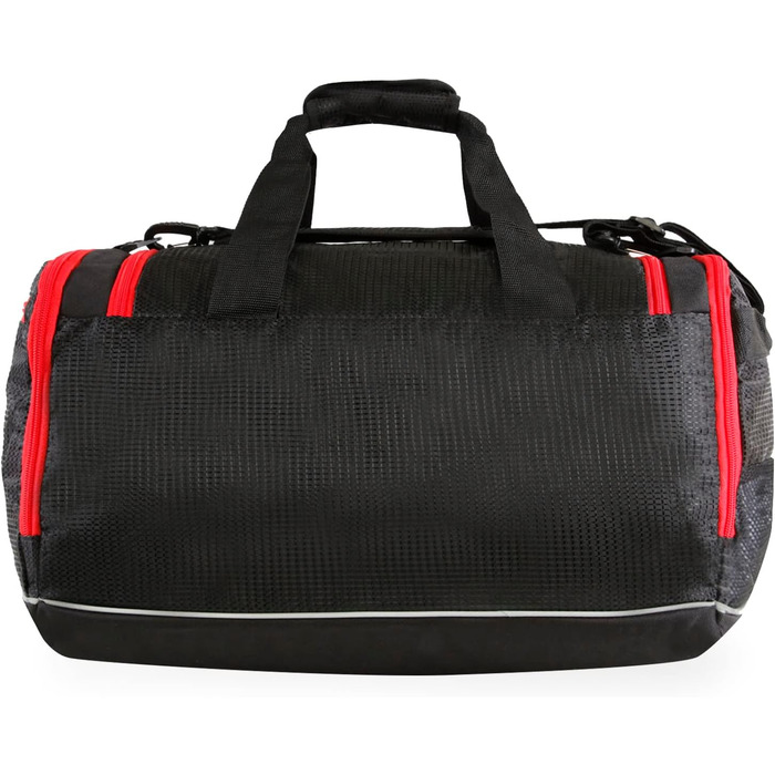 Спортивна сумка FILA Cypress Unisex, маленька сумка для спорту та тренувань, Onyx/Red (один розмір)