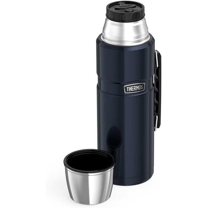 Термос 2 л з нержавіючої сталі Thermos, синій, для напоїв