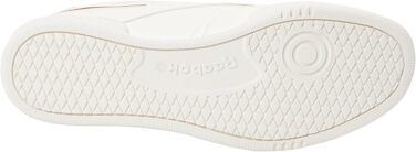 Кросівки Reebok Club C 85 Vegan для чоловіків, веганська шкіра, стильні та зручні, розмір 34 EU, кольори: Chalk, Classic Maroon, F23 Stucco