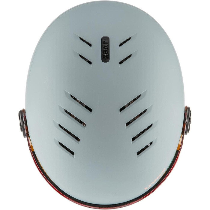 Дитячий велосипедний шолом uvex Rocket jr Visor Single rhino, рожевий матовий, 54-58 см