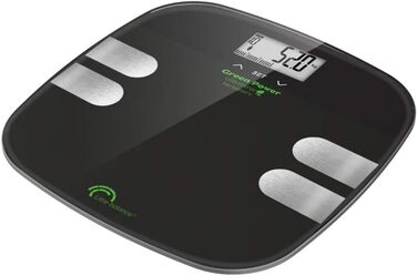 Ваги для людей LITTLE BALANCE 8230, загартоване скло, чорні