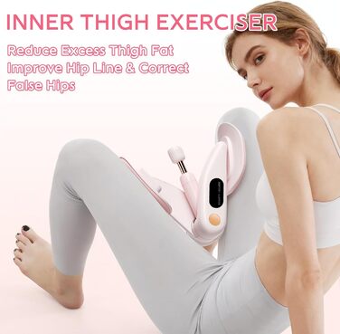 Тренер для впрас для тазового дна для жінок, обладнання для тренування тазового дна, тренажер для тазового дна, безпечне обертання на 360°, плавне регулювання ваги 7-16 кг, обладнання для фітнесу вдома, зелений без лічильника (рожевий без лічильника)