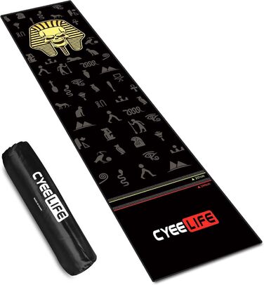 Професійний килимок для дартсу CyeeLife 65x295 см з сумкою, для стіл та софт дартсу, різні стилі