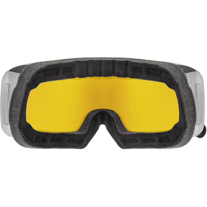 Гірськолижна маска Uvex Saga To Unisex, сірий, сріблясте дзеркальне скло, універсальний розмір