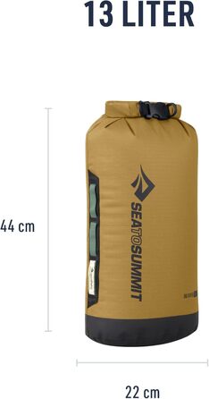 Водонепроникний мішок Sea to Summit Big River Golden Brown L – міцний, з ручками та кільцем для кріплення