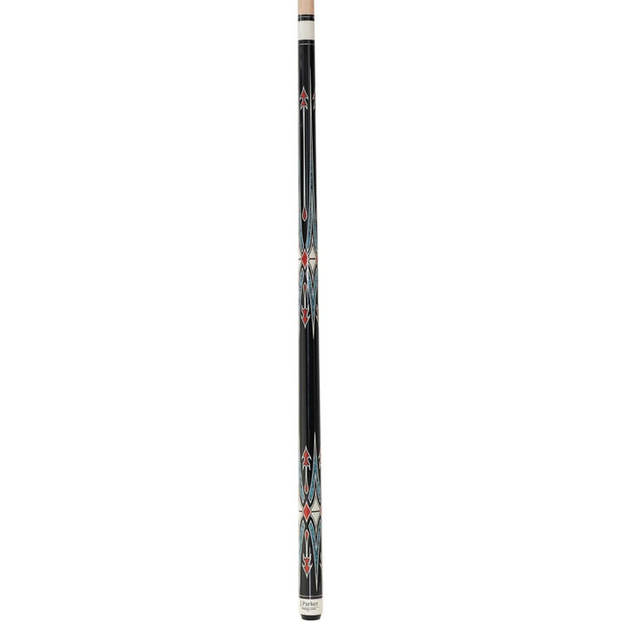 Більярдний кий Parker Magic PM-2, 2-частинний, 12,5 мм, сталева муфта, синьо-чорний, професійна якість