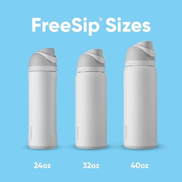 Пляшка для води Ylife Owala з кнопковою кришкою, колір Marshmallow, 500 мл