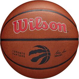 Баскетбольний м'яч Wilson NBA Team Alliance Toronto Raptors, розмір 7 (29,5 дюйма)