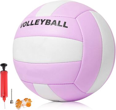 М'яч для волейболу WANDGU Beachvolleyball: М'який дотик, водонепроникний, офіційний розмір 5, 64 см, 1 шт.