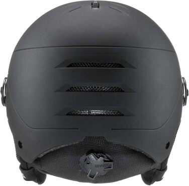 Лижний шолом Uvex Wanted Visor з візором, матовий синьо-чорний, розмір 58-61