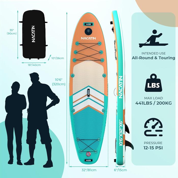 Надувна SUP-дошка 10'6