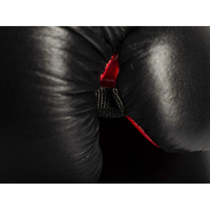 Боксерські рукавички Paffen Sport Allround ECO для тренувань і спарингів, 14 унцій, чорні/червоні, для боксу, кікбоксингу, муай-тай