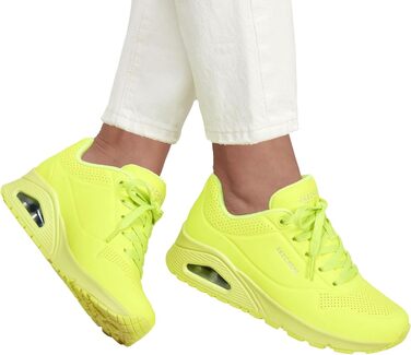 Кросівки жіночі Skechers UNO 73667/NORG жовті, розмір 39 EU - оригінальні та зручні