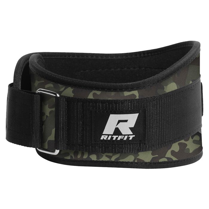 Пояс для важкої атлетики RitFit 6'' (XL) для силових тренувань та пауерліфтингу з липучкою