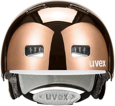 Велошолом Uvex HLMT 5 Bike Pro Chrome для міста, унісекс, регульований розмір, поліпшена вентиляція