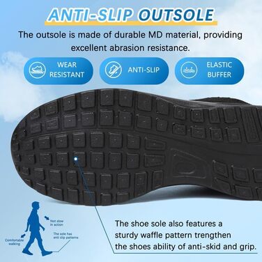 Жіночі кросівки для бігу та фітнесу: зручні, дихаючі, з амортизацією, чорно-білі (39 EU)