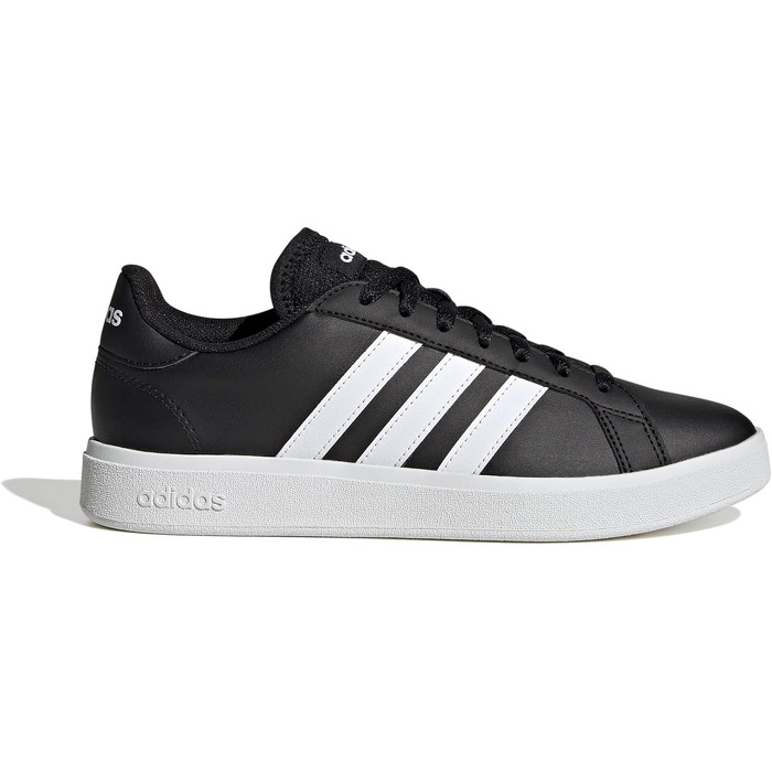 Жіночі кеди adidas Grand Court TD Lifestyle Court Casual, чорні з білими смугами, розмір 37 1/3 EU