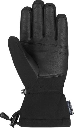 Дитячі гірськолижні рукавички Reusch Softshell, водонепроникні та вітрозахисні (чорно-камуфляжні, розмір 6)
