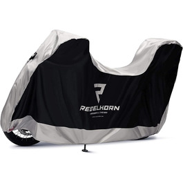 Чохол для мотоцикла REBELHORN Cover II Top Box - міцний поліестер, захист від крадіжки, чорний S