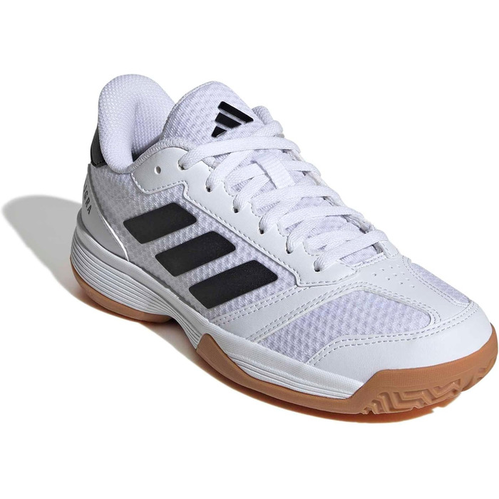 Дитячі кросівки Adidas Ligra 8 для залу (35 EU) - Білий, Чорний