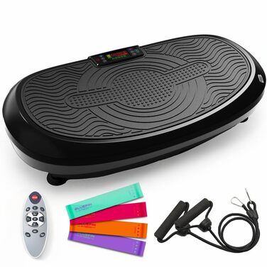 Віброплатформа Bluefin Fitness 3D для тренування всього тіла, двомоторна Power Plate, чорна