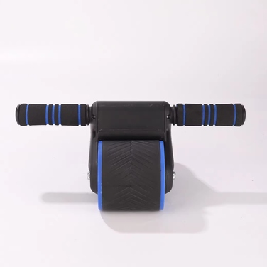 Ролик для преса AB Roller — тренажер для м'язів живота з функцією відскоку та килимком