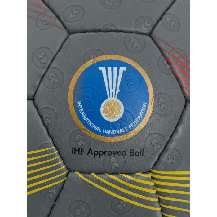 Гандбольний м'яч hummel Concept Pro для дорослих, розмір 2, темно-сірий/жовтий/червоний