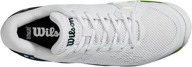 Тенісне взуття Wilson Rush Pro Ace для жінок, 43 1/3 EU, білий, Ponderosa Pine, Jasmine Green
