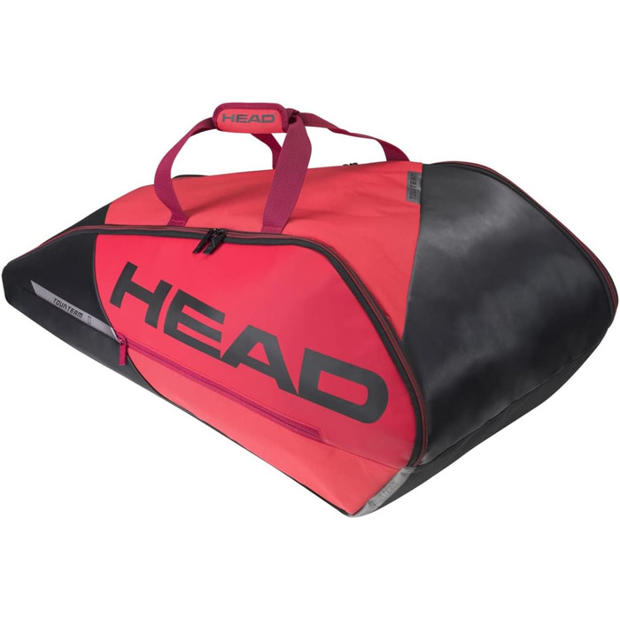 Тенісна сумка HEAD Tour Team 9R Supercombi чорна/червона