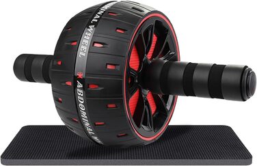 Ролер для пресу YIFMOO з килимком для колін, комплект: ролик для пресу, тренажер для пресу, підходить для початківців та професіоналів, неслизьке обладнання для тренування пресу вдома, фітнес-обладнання