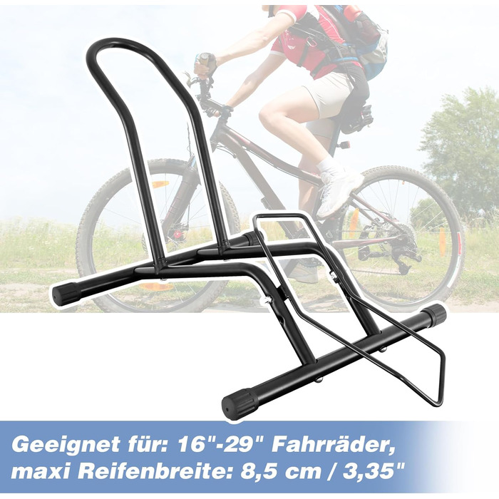 Підставка для велосипедів зі сталі, регульована, для 2 велосипедів. Стабільна підставка для MTB, шосе, електровелосипедів (2 шт.)