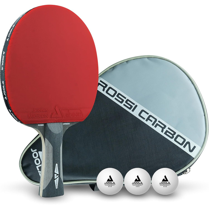 Професійна ракетка для настільного тенісу JOOLA INFINITY CARBON, MEGA CARBON, ROSSI CARBON, ITTF, для досвідчених гравців та змагань